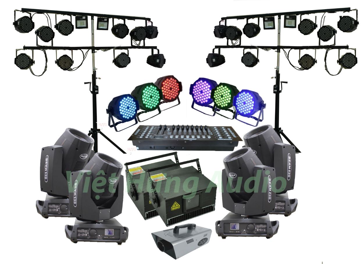 hệ thống ánh sáng sân khấu nhà văn hóa huyện